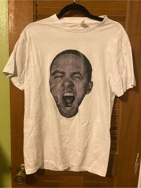 White Graphic Mac Miller T-Shirt